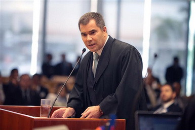 O presidente da Comissão Nacional de Precatórios, Marco Antonio Innocenti, fez a sustentação oral