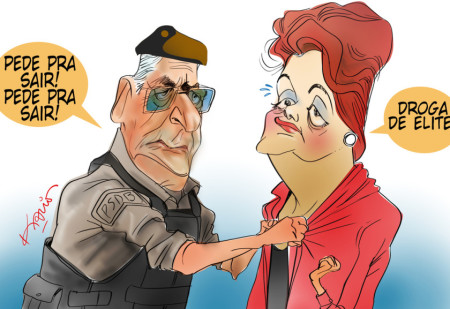 Charge FHC Dilma Tropa de Elite