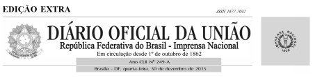 dou-ediçãoextra- 249 30.12.2015 Pag 1