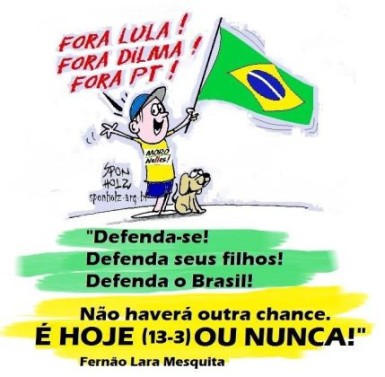 é hoje (13.03) ou nunca...